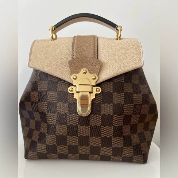 Louis Vuitton Clapton Backpack Damier And Leather Brown - Picture 1 of 8